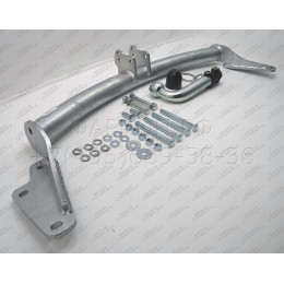 H046A GALIA Полностью оцинкованный фаркоп на Hyundai Terracan 2001-2007. Тип шара: A. Установка без снятия и выреза бампера. Нагрузки: 2800/115 кг, масса фаркопа 15,