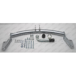 H046A GALIA Полностью оцинкованный фаркоп на Hyundai Terracan 2001-2007. Тип шара: A. Установка без снятия и выреза бампера. Нагрузки: 2800/115 кг, масса фаркопа 15,