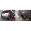 H070C GALIA Полностью оцинкованный фаркоп на Hyundai Tucson 2004-2010, Kia Sportage 2004-2010. Тип шара: C (горизонтальный съемный). Невидимый вырез бампера. Нагрузки: 2000/90 кг, масса фаркопа 19,37 кг