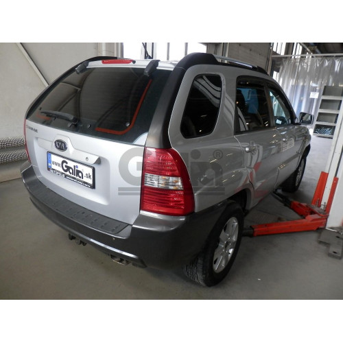 H070C GALIA Полностью оцинкованный фаркоп на Hyundai Tucson 2004-2010, Kia Sportage 2004-2010. Тип шара: C (горизонтальный съемный). Невидимый вырез бампера. Нагрузки: 2000/90 кг, масса фаркопа 19,37 кг