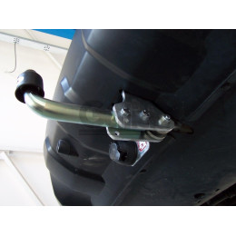 H074C GALIA Полностью оцинкованный фаркоп на Honda CR-V 2007-2012. Тип шара: C (горизонтальный съемный). Невидимый вырез бампера. Нагрузки: 2000/100 кг, масса ф