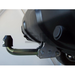 H074C GALIA Полностью оцинкованный фаркоп на Honda CR-V 2007-2012. Тип шара: C (горизонтальный съемный). Невидимый вырез бампера. Нагрузки: 2000/100 кг, масса ф