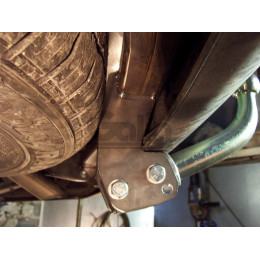 H077A GALIA Полностью оцинкованный фаркоп на Hyundai Starex 2008-2018, 2018-2023, Hyundai H1 2008-2018, 2018-2023. Тип шара: A. Установка без снятия и выреза бампера. Нагрузки: 23