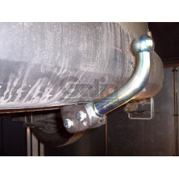 H077A GALIA Полностью оцинкованный фаркоп на Hyundai Starex 2008-2018, 2018-2023, Hyundai H1 2008-2018, 2018-2023. Тип шара: A. Установка без снятия и выреза бампера. Нагрузки: 23