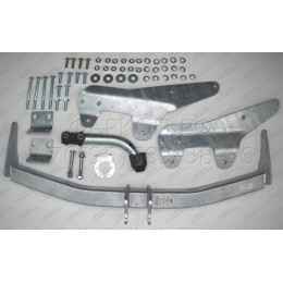 H077A GALIA Полностью оцинкованный фаркоп на Hyundai Starex 2008-2018, 2018-2023, Hyundai H1 2008-2018, 2018-2023. Тип шара: A. Установка без снятия и выреза бампера. Нагрузки: 23