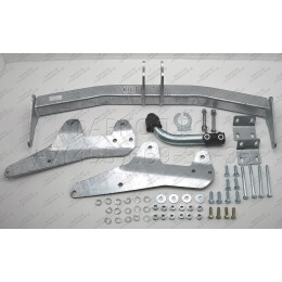 H077A GALIA Полностью оцинкованный фаркоп на Hyundai Starex 2008-2018, 2018-2023, Hyundai H1 2008-2018, 2018-2023. Тип шара: A. Установка без снятия и выреза бампера. Нагрузки: 23