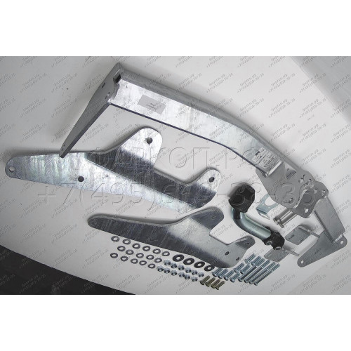 H077A GALIA Полностью оцинкованный фаркоп на Hyundai Starex 2008-2018, 2018-2023, Hyundai H1 2008-2018, 2018-2023. Тип шара: A. Установка без снятия и выреза бампера. Нагрузки: 2300/100 кг, масса фаркопа 24,22 кг