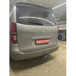 H077A GALIA Полностью оцинкованный фаркоп на Hyundai Starex 2008-2018, 2018-2023, Hyundai H1 2008-2018, 2018-2023. Тип шара: A. Установка без снятия и выреза бампера. Нагрузки: 23