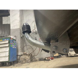H077A GALIA Полностью оцинкованный фаркоп на Hyundai Starex 2008-2018, 2018-2023, Hyundai H1 2008-2018, 2018-2023. Тип шара: A. Установка без снятия и выреза бампера. Нагрузки: 23
