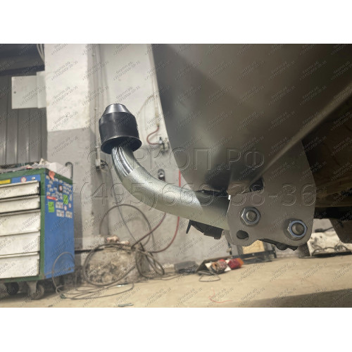 H077A GALIA Полностью оцинкованный фаркоп на Hyundai Starex 2008-2018, 2018-2023, Hyundai H1 2008-2018, 2018-2023. Тип шара: A. Установка без снятия и выреза бампера. Нагрузки: 2300/100 кг, масса фаркопа 24,22 кг