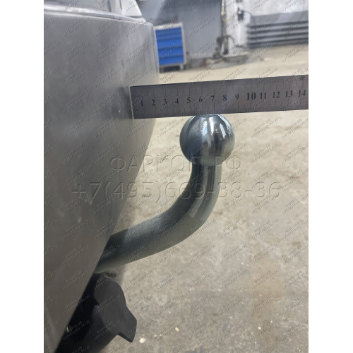 H077A GALIA Полностью оцинкованный фаркоп на Hyundai Starex 2008-2018, 2018-2023, Hyundai H1 2008-2018, 2018-2023. Тип шара: A. Установка без снятия и выреза бампера. Нагрузки: 2300/100 кг, масса фаркопа 24,22 кг