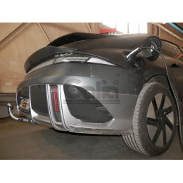 H113V GALIA Полностью оцинкованный фаркоп на Hyundai Ioniq 6 2022-. Подрозетник убирается за бампер. Тип шара: AV (вертикальное быстросъемное крепление ша