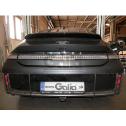 H113V GALIA Полностью оцинкованный фаркоп на Hyundai Ioniq 6 2022-. Подрозетник убирается за бампер. Тип шара: AV (вертикальное быстросъемное крепление ша
