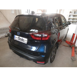 H115A GALIA Полностью оцинкованный фаркоп на Honda Jazz 2023-, Honda Jazz Crosstar 2023-. Подрозетник убирается за бампер. Тип шара: A. Невидимый вырез бампера. Нагр