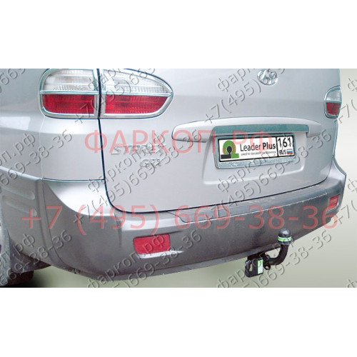 H220-A Лидер-плюс ТСУ для Hyundai H1, Starex 2WD 2004-2007 без снятия и выреза бампера. Нагрузки: 1500/75 кг, масса фаркопа 19,54 кг (без электрики в комплекте)