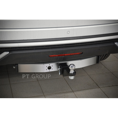 HMS-21-991124.00 PT GROUP Фаркоп с нержавеющей накладкой на Haval H6 2014-2020, Haval M6 2021- без подрезки бампера. Тип шара: E (легкосъемный шар под квадрат). Нагрузки: 1500/100 кг, масса фаркопа 21,6 кг (без электрики в комплекте)