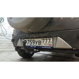 3985-A ORIS Фаркоп на Ford Ecosport 2WD/4WD 2014-2019 без выреза в бампере. Тип шара: A. Нагрузки: 1200/75 кг, масса фаркопа 18,4 кг (без электрики в комплекте)