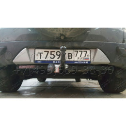 3985-A ORIS Фаркоп на Ford Ecosport 2WD/4WD 2014-2019 без выреза в бампере. Тип шара: A. Нагрузки: 1200/75 кг, масса фаркопа 18,4 кг (без электрики в комплекте)
