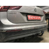 2155-A ORIS Фаркоп на Skoda Kodiaq 2017-2023, Volkswagen Tiguan II 2016-2024, Skoda Karoq 2017-, Seat Ateca 2016- без выреза в бампере. Тип шара: A. Нагрузки: 2530/100 кг, масса фаркопа 18 кг (без электрики в комплекте)