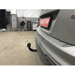 2155-A ORIS Фаркоп на Skoda Kodiaq 2017-2023, Volkswagen Tiguan II 2016-2024, Skoda Karoq 2017-, Seat Ateca 2016- без выреза в бампере. Тип шара: A. Нагрузки: 2530/100 кг, масса фаркопа 18 кг (без