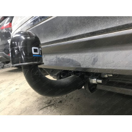 2155-A ORIS Фаркоп на Skoda Kodiaq 2017-2023, Volkswagen Tiguan II 2016-2024, Skoda Karoq 2017-, Seat Ateca 2016- без выреза в бампере. Тип шара: A. Нагрузки: 2530/100 кг, масса фаркопа 18 кг (без