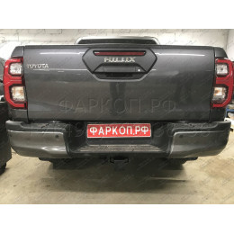 FA 0971-E Бизон Фаркоп на Toyota Hilux 2015-, JAC T6 2019-, JAC T8 2019-, JAC T8 Pro 2023-, Sollers ST6 2023-, Sollers ST8 2024- без подрезки бампера. Тип шара: E (легкосъемный шар под квадрат