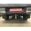 FA 0971-E Бизон Фаркоп на Toyota Hilux 2015-, JAC T6 2019-, JAC T8 2019-, JAC T8 Pro 2023-, Sollers ST6 2023-, Sollers ST8 2024- без подрезки бампера. Тип шара: E (легкосъемный шар под квадрат). Нагрузки: 3500/120 кг. Не комплектуется электрикой
