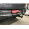 FA 0971-E Бизон Фаркоп на Toyota Hilux 2015-, JAC T6 2019-, JAC T8 2019-, JAC T8 Pro 2023-, Sollers ST6 2023-, Sollers ST8 2024- без подрезки бампера. Тип шара: E (легкосъемный шар под квадрат). Нагрузки: 3500/120 кг. Не комплектуется электрикой