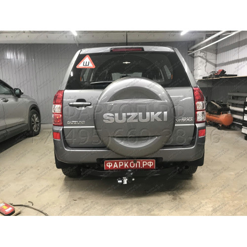 2850-A ORIS Фаркоп на Suzuki Grand Vitara 5 дверей 2005-2016 без выреза в бампере. Тип шара: A. Нагрузки: 1500/75 кг, масса фаркопа 19,4 кг (без электрики в комплекте)