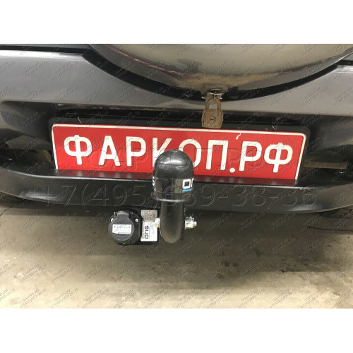2850-A ORIS Фаркоп на Suzuki Grand Vitara 5 дверей 2005-2016 без выреза в бампере. Тип шара: A. Нагрузки: 1500/75 кг, масса фаркопа 19,4 кг (без электрики в комплекте)