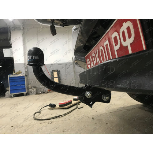 2850-A ORIS Фаркоп на Suzuki Grand Vitara 5 дверей 2005-2016 без выреза в бампере. Тип шара: A. Нагрузки: 1500/75 кг, масса фаркопа 19,4 кг (без электрики в комплекте)