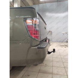FA 0973-E Бизон Фаркоп на Honda Ridgeline 2005-2014 без подрезки бампера. Тип шара: E (легкосъемный шар под квадрат). Нагрузки: 3200/120 кг. Не комплектуется элек