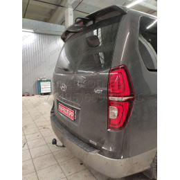 H077A GALIA Полностью оцинкованный фаркоп на Hyundai Starex 2008-2018, 2018-2023, Hyundai H1 2008-2018, 2018-2023. Тип шара: A. Установка без снятия и выреза бампера. Нагрузки: 23