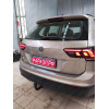 2155-A ORIS Фаркоп на Skoda Kodiaq 2017-2023, Volkswagen Tiguan II 2016-2024, Skoda Karoq 2017-, Seat Ateca 2016- без выреза в бампере. Тип шара: A. Нагрузки: 2530/100 кг, масса фаркопа 18 кг (без электрики в комплекте)