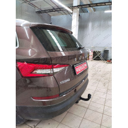 2155-A ORIS Фаркоп на Skoda Kodiaq 2017-2023, Volkswagen Tiguan II 2016-2024, Skoda Karoq 2017-, Seat Ateca 2016- без выреза в бампере. Тип шара: A. Нагрузки: 2530/100 кг, масса фаркопа 18 кг (без