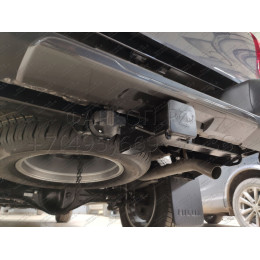 FA 0971-E Бизон Фаркоп на Toyota Hilux 2015-, JAC T6 2019-, JAC T8 2019-, JAC T8 Pro 2023-, Sollers ST6 2023-, Sollers ST8 2024- без подрезки бампера. Тип шара: E (легкосъемный шар под квадрат
