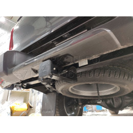FA 0971-E Бизон Фаркоп на Toyota Hilux 2015-, JAC T6 2019-, JAC T8 2019-, JAC T8 Pro 2023-, Sollers ST6 2023-, Sollers ST8 2024- без подрезки бампера. Тип шара: E (легкосъемный шар под квадрат