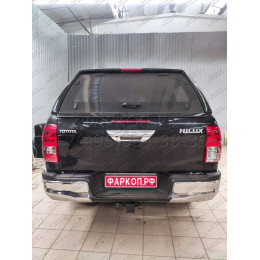 FA 0971-E Бизон Фаркоп на Toyota Hilux 2015-, JAC T6 2019-, JAC T8 2019-, JAC T8 Pro 2023-, Sollers ST6 2023-, Sollers ST8 2024- без подрезки бампера. Тип шара: E (легкосъемный шар под квадрат