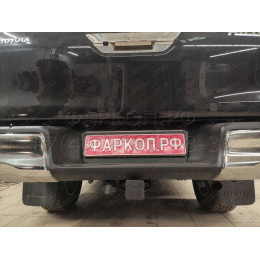 FA 0971-E Бизон Фаркоп на Toyota Hilux 2015-, JAC T6 2019-, JAC T8 2019-, JAC T8 Pro 2023-, Sollers ST6 2023-, Sollers ST8 2024- без подрезки бампера. Тип шара: E (легкосъемный шар под квадрат