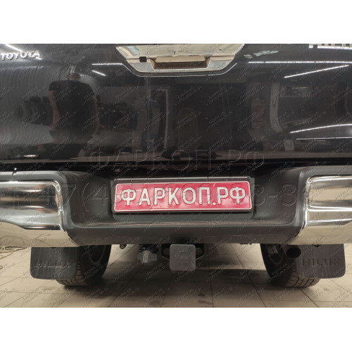 FA 0971-E Бизон Фаркоп на Toyota Hilux 2015-, JAC T6 2019-, JAC T8 2019-, JAC T8 Pro 2023-, Sollers ST6 2023-, Sollers ST8 2024- без подрезки бампера. Тип шара: E (легкосъемный шар под квадрат). Нагрузки: 3500/120 кг. Не комплектуется электрикой