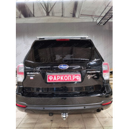 S106A GALIA Полностью оцинкованный фаркоп на Subaru Forester 2013-2018. Тип шара: A. Невидимый вырез бампера. Нагрузки: 2200/90 кг, масса фаркопа 16,42 кг