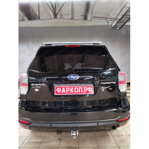 S106A GALIA Полностью оцинкованный фаркоп на Subaru Forester 2013-2018. Тип шара: A. Невидимый вырез бампера. Нагрузки: 2200/90 кг, масса фаркопа 16,42 кг