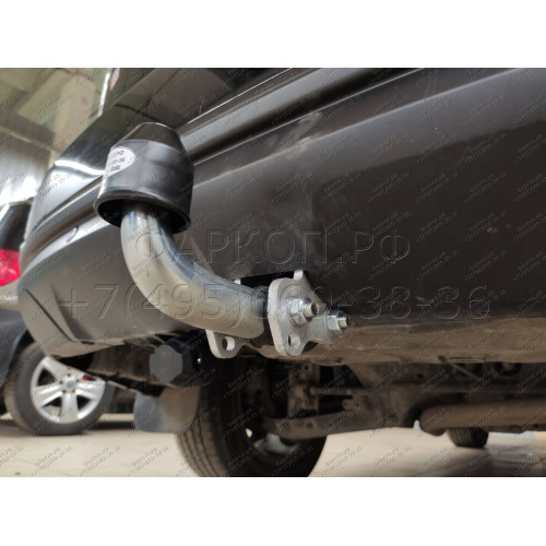 S106A GALIA Полностью оцинкованный фаркоп на Subaru Forester 2013-2018. Тип шара: A. Невидимый вырез бампера. Нагрузки: 2200/90 кг, масса фаркопа 16,42 кг