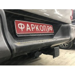 FA 0971-E Бизон Фаркоп на Toyota Hilux 2015-, JAC T6 2019-, JAC T8 2019-, JAC T8 Pro 2023-, Sollers ST6 2023-, Sollers ST8 2024- без подрезки бампера. Тип шара: E (легкосъемный шар под квадрат