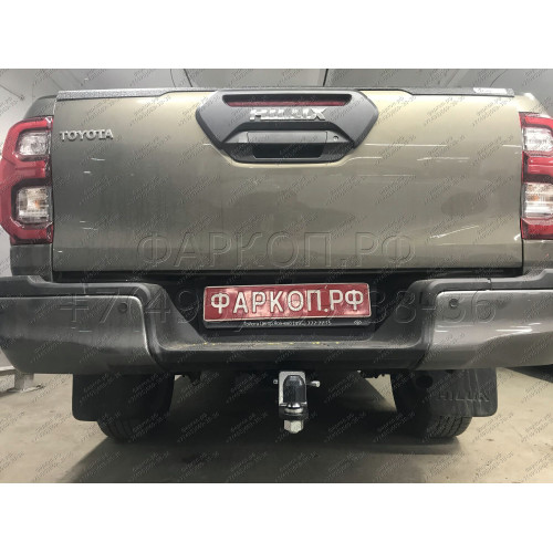 FA 0971-E Бизон Фаркоп на Toyota Hilux 2015-, JAC T6 2019-, JAC T8 2019-, JAC T8 Pro 2023-, Sollers ST6 2023-, Sollers ST8 2024- без подрезки бампера. Тип шара: E (легкосъемный шар под квадрат). Нагрузки: 3500/120 кг. Не комплектуется электрикой