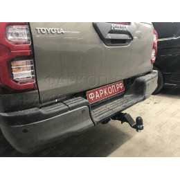 FA 0971-E Бизон Фаркоп на Toyota Hilux 2015-, JAC T6 2019-, JAC T8 2019-, JAC T8 Pro 2023-, Sollers ST6 2023-, Sollers ST8 2024- без подрезки бампера. Тип шара: E (легкосъемный шар под квадрат