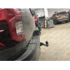 FA 0971-E Бизон Фаркоп на Toyota Hilux 2015-, JAC T6 2019-, JAC T8 2019-, JAC T8 Pro 2023-, Sollers ST6 2023-, Sollers ST8 2024- без подрезки бампера. Тип шара: E (легкосъемный шар под квадрат). Нагрузки: 3500/120 кг. Не комплектуется электрикой