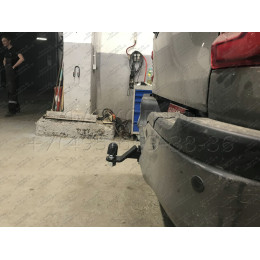 FA 0971-E Бизон Фаркоп на Toyota Hilux 2015-, JAC T6 2019-, JAC T8 2019-, JAC T8 Pro 2023-, Sollers ST6 2023-, Sollers ST8 2024- без подрезки бампера. Тип шара: E (легкосъемный шар под квадрат