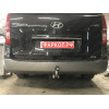 H077A GALIA Полностью оцинкованный фаркоп на Hyundai Starex 2008-2018, 2018-2023, Hyundai H1 2008-2018, 2018-2023. Тип шара: A. Установка без снятия и выреза бампера. Нагрузки: 2300/100 кг, масса фаркопа 24,22 кг