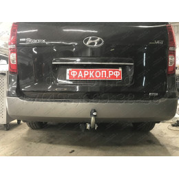 H077A GALIA Полностью оцинкованный фаркоп на Hyundai Starex 2008-2018, 2018-2023, Hyundai H1 2008-2018, 2018-2023. Тип шара: A. Установка без снятия и выреза бампера. Нагрузки: 23